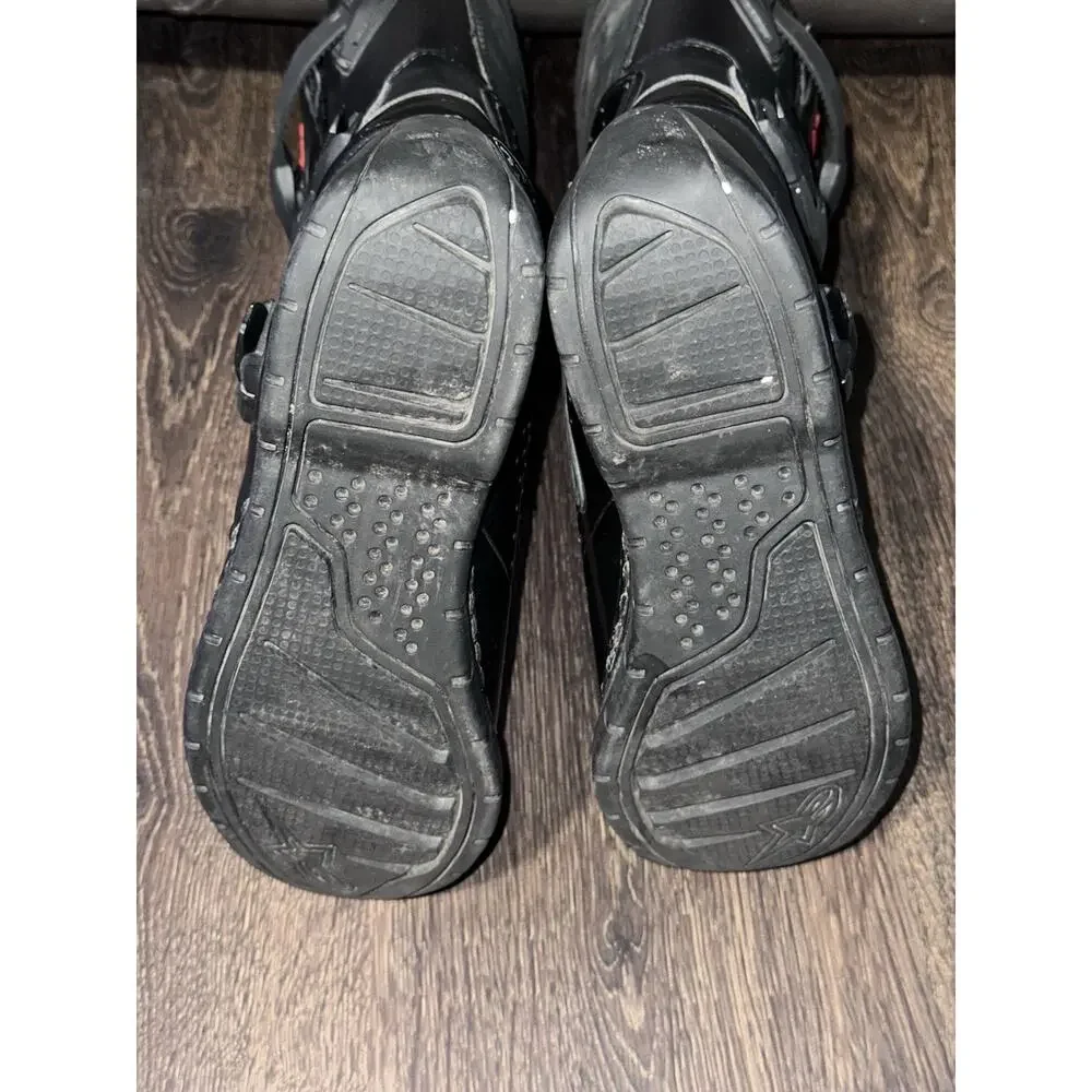Alpinestars Youth Tech 3s Kids Motocross Dirt Bike Boots Kids Size 4 Black